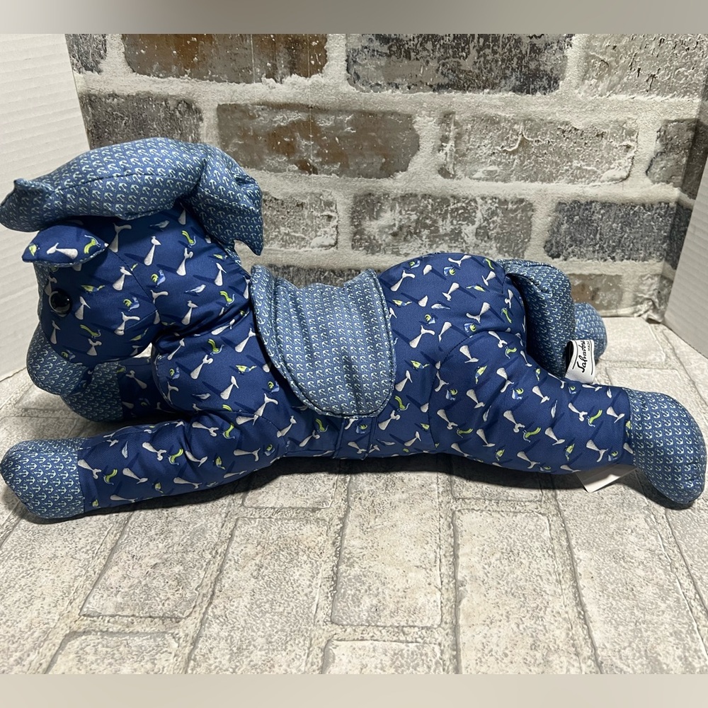 Salvatore Ferragamo Silk Plush pony/horse anchors and birds very rare new